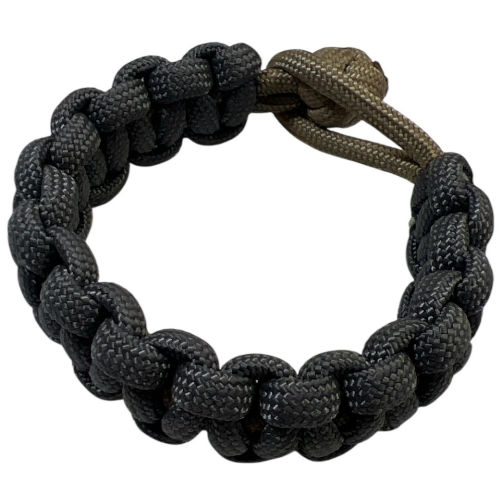 Paracord Gray and Tan Bracelet - Petite